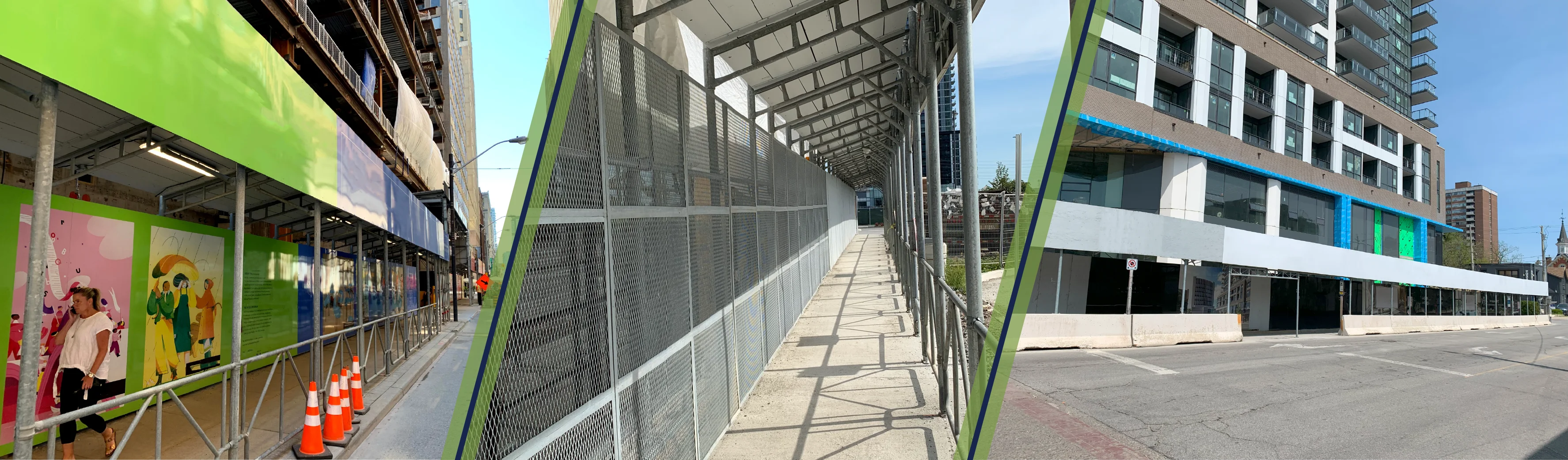 RT 2 Covered Walkway Installation
