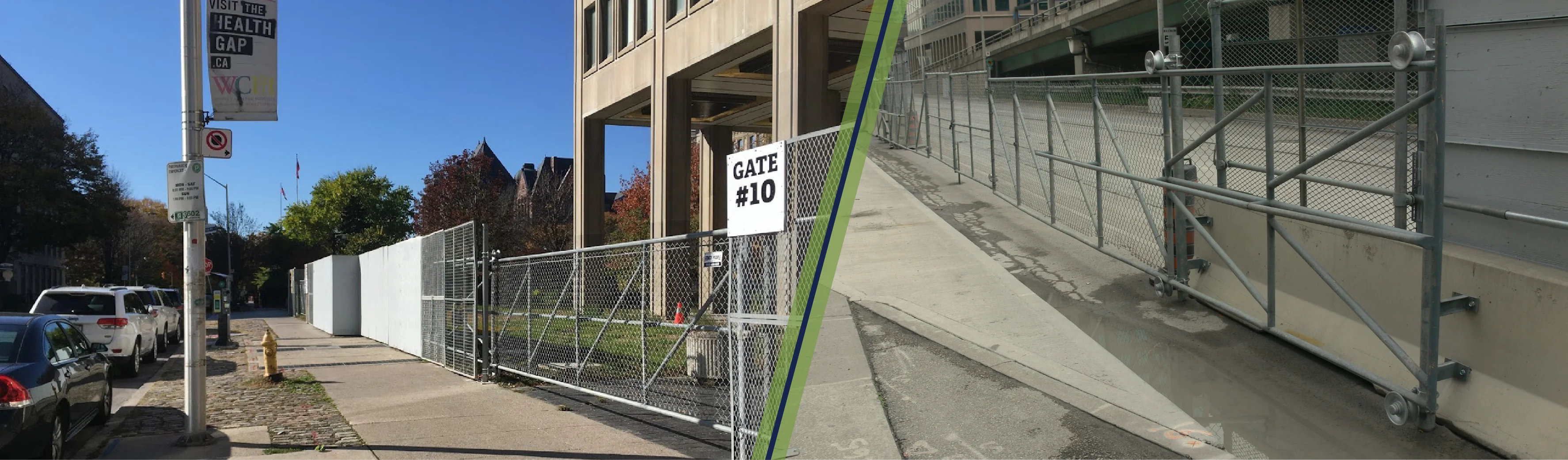 Gate With Panic Hardware Installation