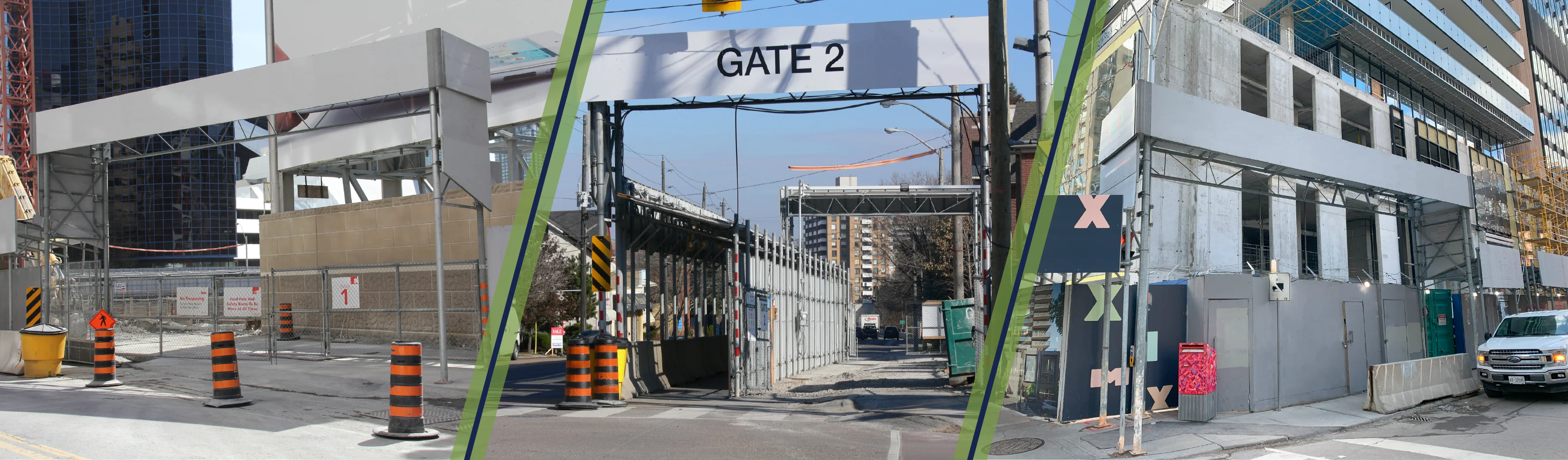 50' & 60' Overhead Gate Protection Installation