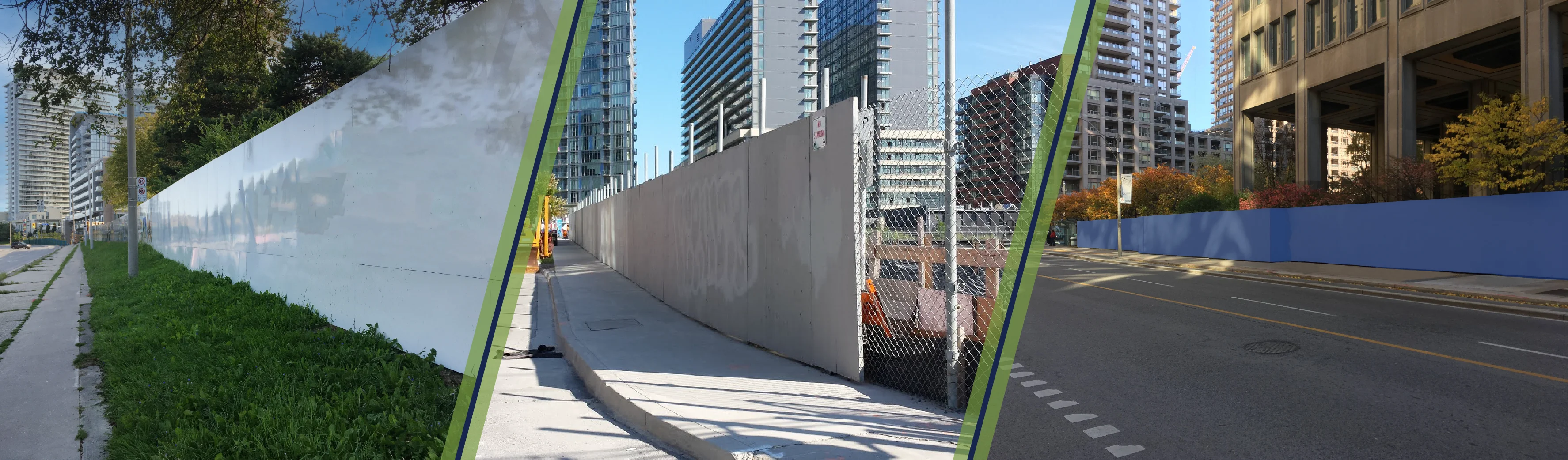 Plywood Hoarding Installation