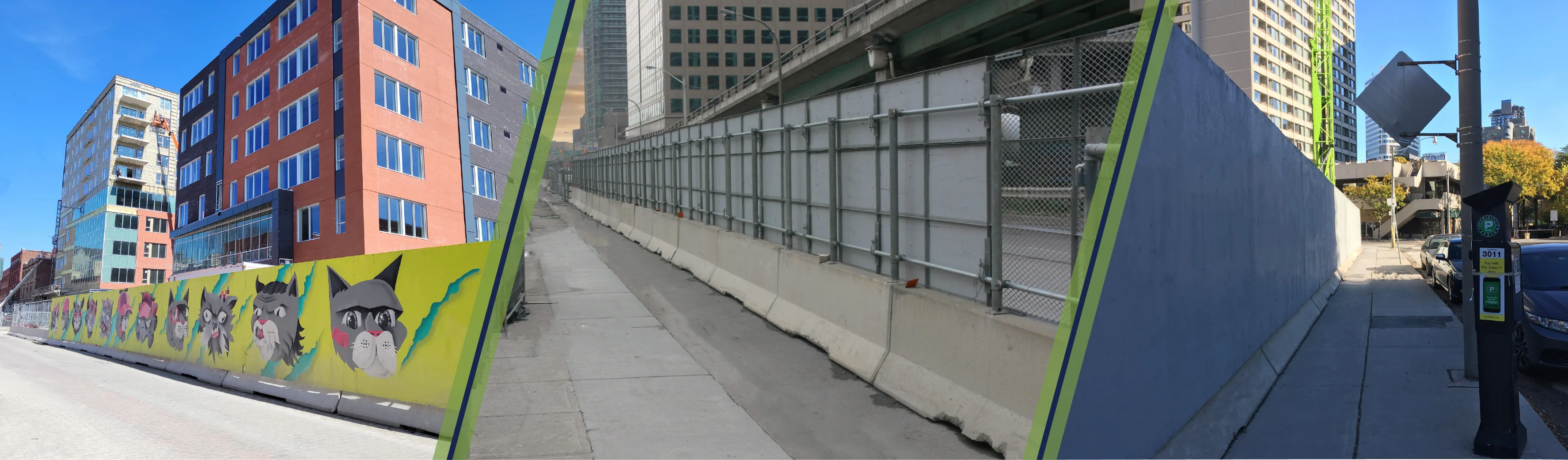 Infront Of Jersey Barrier Installation